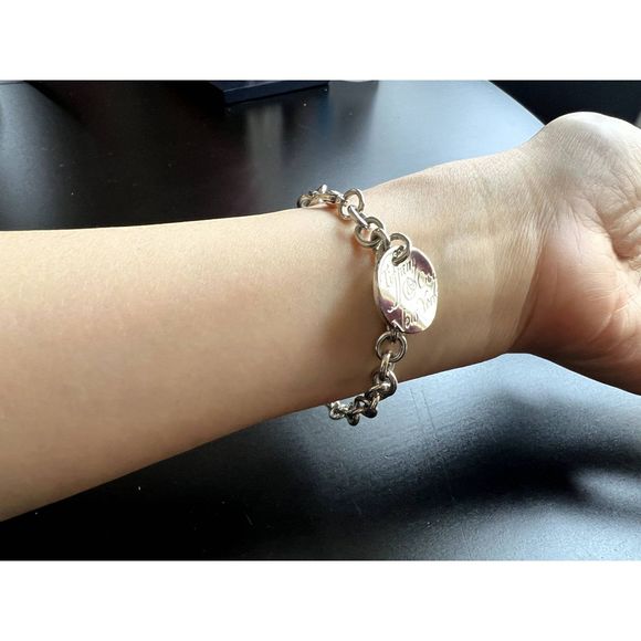 Authentic Guaranteed, Tiffany & Co. Love Notes bracelet, Sterling Silver 925 - Picture 6 of 7
